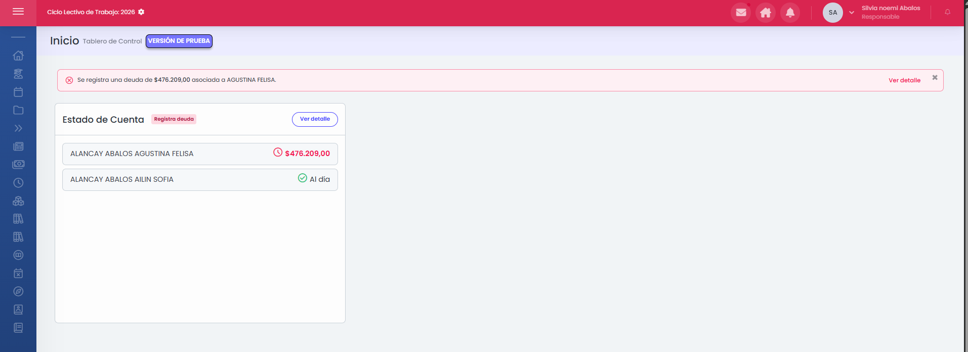 Ejemplo del pin o fijado del widget